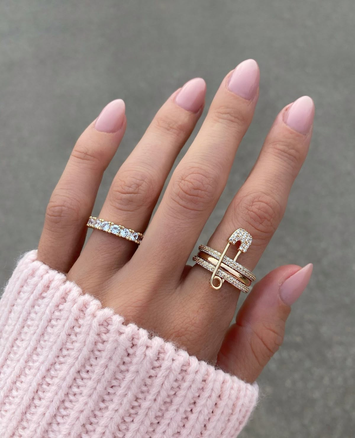 pin charm ring